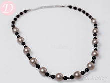 Load image into Gallery viewer, Laurel Necklaces - Pearl with Onyx

