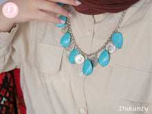 Load image into Gallery viewer, Marina Necklace - Turquoise Stone
