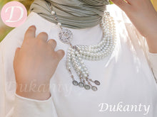 Load image into Gallery viewer, Barbra Necklace - Pearl Stone
