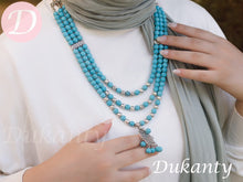 Load image into Gallery viewer, Laurel Necklace - Turquoise Stone
