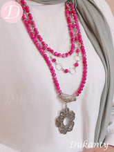 Load image into Gallery viewer, Orchid Necklace - Alabaster Stone
