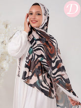 Load image into Gallery viewer, Black Panther Scarf - Crepe Chiffon
