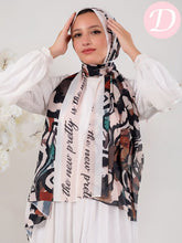 Load image into Gallery viewer, Black Panther Scarf - Crepe Chiffon
