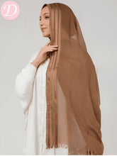 Load image into Gallery viewer, Ava Scarf - Gauze Satin Kuwaiti
