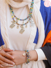 Load image into Gallery viewer, Color Necklace And Bracelet - Crystal
