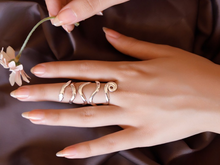 Load image into Gallery viewer, Nahla Ring - Copper &amp; Silver Plated
