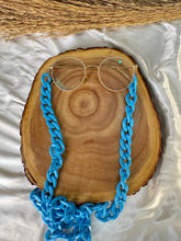 Load image into Gallery viewer, Acrylic Glasses Chain – Turquoise
