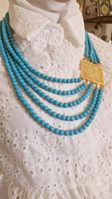Load image into Gallery viewer, Turquoise Stones - Necklace

