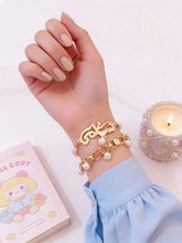 Load image into Gallery viewer, Customized Name Bracelets Set - Gold Plated

