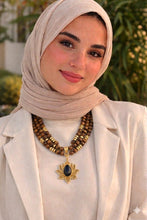 Load image into Gallery viewer, Tiger Eye Necklace - Silver &amp; Gold Plated
