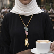 Load image into Gallery viewer, Flora Necklace - Silver &amp; Gold Plated
