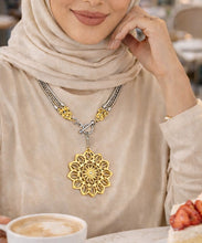 Load image into Gallery viewer, Asmar Necklace - Silver &amp; Gold Plated
