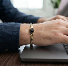 Load image into Gallery viewer, Imperial Bracelet - Copper &amp; Silver Plated
