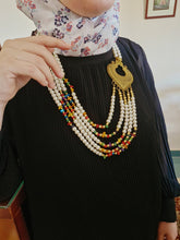 Load image into Gallery viewer, Noura Necklace - Pearl Stones
