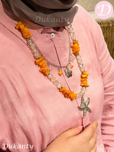 Load image into Gallery viewer, Hala Necklace - Broken Seashell and Crystal
