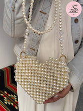 Load image into Gallery viewer, Heart Bag - Pearl
