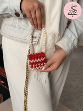 Load image into Gallery viewer, Sama Airpods Bag - Alabaster And Pearl
