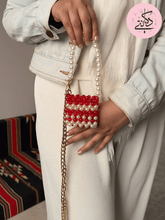 Load image into Gallery viewer, Sama Airpods Bag - Alabaster And Pearl
