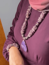 Load image into Gallery viewer, Suzan Purple Agate Set
