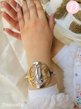 Load image into Gallery viewer, &quot;Malak&quot; Customized Bracelet - Silver Plated &quot;NASHR&quot;
