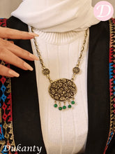 Load image into Gallery viewer, Walaa Necklace -  Pure Copper With Agate

