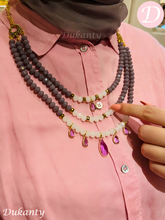 Load image into Gallery viewer, Zahra Necklace - Crystal Stones
