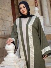 Load image into Gallery viewer, Khadija islamic Cardigan - Linen
