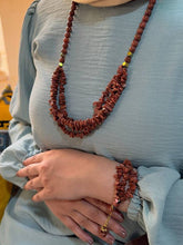 Load image into Gallery viewer, Camilla Delicate Set - Broken Agate Stones
