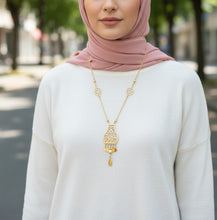 Load image into Gallery viewer, Asala Necklace - Silver &amp; Gold Plated
