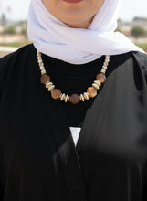 Load image into Gallery viewer, Tamara Necklace - Brown Stones
