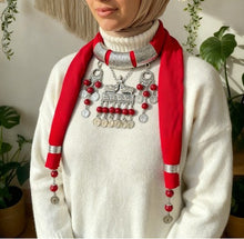 Load image into Gallery viewer, Alaa Necklace Scarf - Cotton
