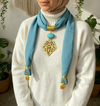 Load image into Gallery viewer, Suzan Necklace Scarf - Cotton
