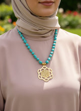 Load image into Gallery viewer, Dina Simple Necklace - Turquoise Stones
