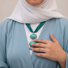 Load image into Gallery viewer, Khayr Hafeza Turquoise Necklace
