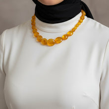 Load image into Gallery viewer, Amber Short Yellow Necklace
