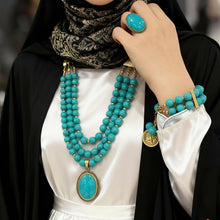 Load image into Gallery viewer, Tala Turquoise Necklace Set
