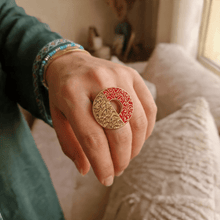 Load image into Gallery viewer, Artful Ring - Gold Plated
