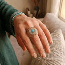 Load image into Gallery viewer, Falaq Ring - Gold Plated
