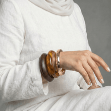 Load image into Gallery viewer, Shine Wooden and Acrylic Bangle Set
