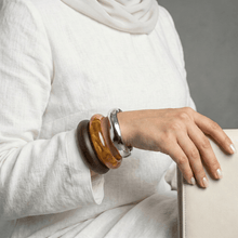 Load image into Gallery viewer, Shine Wooden and Acrylic Bangle Set
