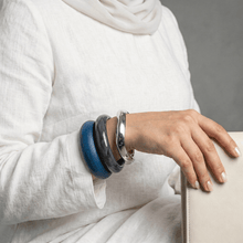 Load image into Gallery viewer, Shine Wooden and Acrylic Bangle Set
