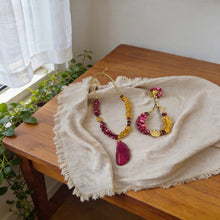 Load image into Gallery viewer, Royal Fuchsia Agate Set
