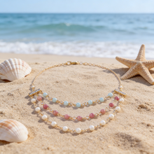 Load image into Gallery viewer, Sunset Pearl Necklace
