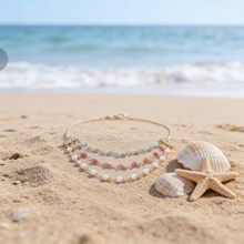 Load image into Gallery viewer, Sunset Pearl Necklace
