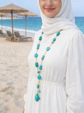 Load image into Gallery viewer, Aqua Waves Necklace
