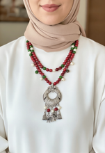 Load image into Gallery viewer, Esraa Necklace - Agate Stones
