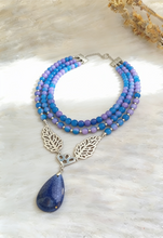Load image into Gallery viewer, Rehab Necklace - Agate Stones
