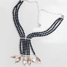 Load image into Gallery viewer, Elegant Crystal Set - Navy Crystals
