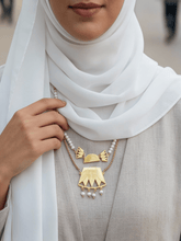 Load image into Gallery viewer, Lotus Necklace - Gold Plated
