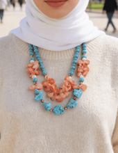 Load image into Gallery viewer, Fatima Necklace - Fayrouz and Shell

